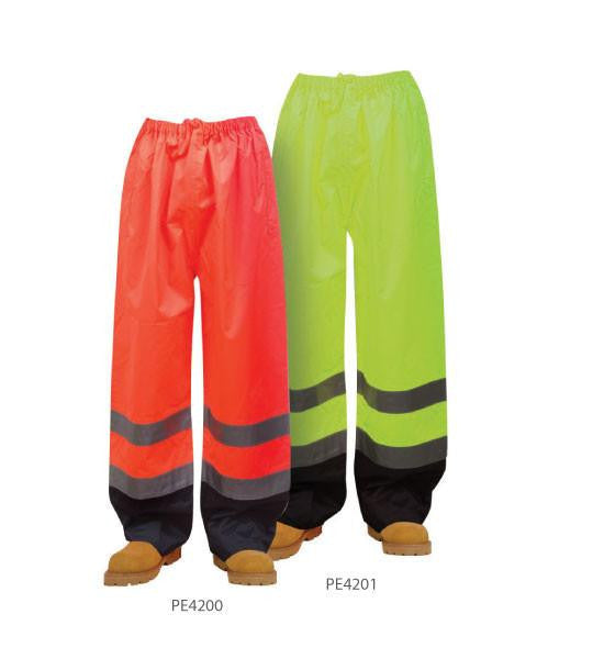 ANSI E Class Ice Cool Mesh & Waterproof Pants/ Leg Gaiters-eSafety Supplies, Inc