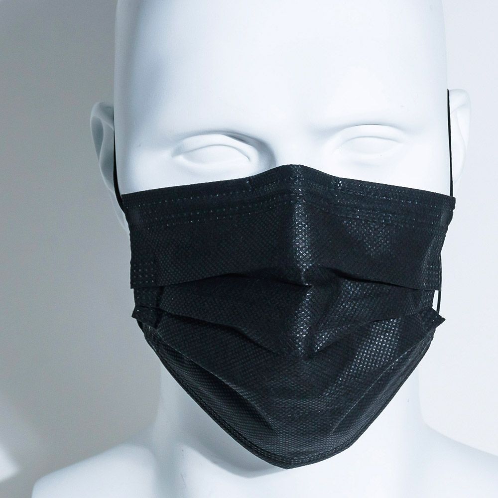 Black Masks 3-Ply – Integrum Masks-eSafety Supplies, Inc