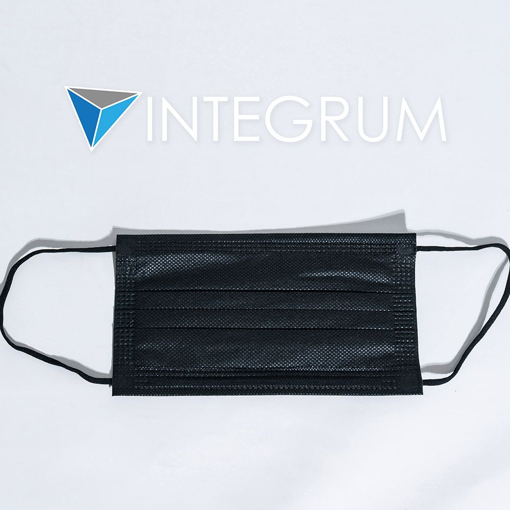 Black Masks 3-Ply – Integrum Masks-eSafety Supplies, Inc