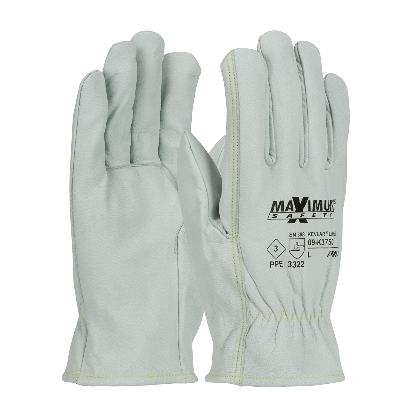 Protective Industrial Products-MAXIMUM SAFETY® ARC RATED TOP GRAIN GOATSKIN DRIVERS, STRAIGHT THUMB KEVLAR® LINED GLOVES.-eSafety Supplies, Inc