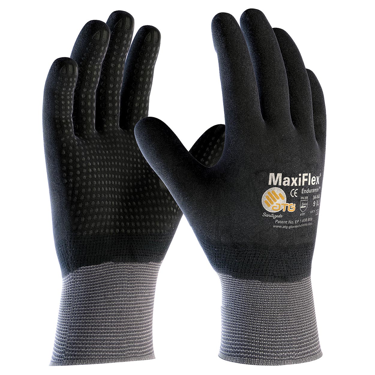 PIP 34-846 MaxiFlex Endurance Seamless Knit Nylon Gloves with Nitrile Coated on Full Hand (12 Pairs)-eSafety Supplies, Inc