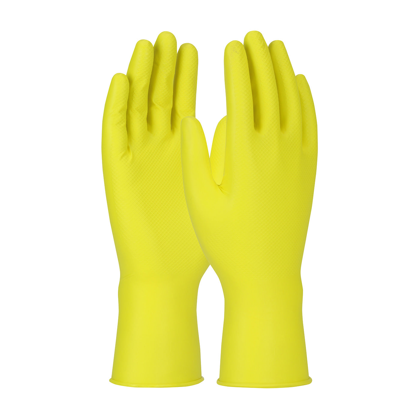 Protective Industrial Products-AMBI-DEX® GRIPPAZ™ JAN SAN SUPERIOR AMBIDEXTROUS NITRILE GLOVE WITH TEXTURED FISH SCALE GRIP - 6 MIL