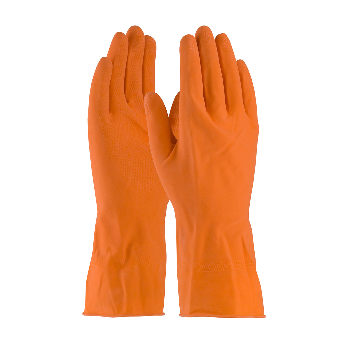 PIP 48-L185T Assurance Unsupported Latex Gloves - Flock Lined with Honeycomb Grip - 18 Mil-eSafety Supplies, Inc