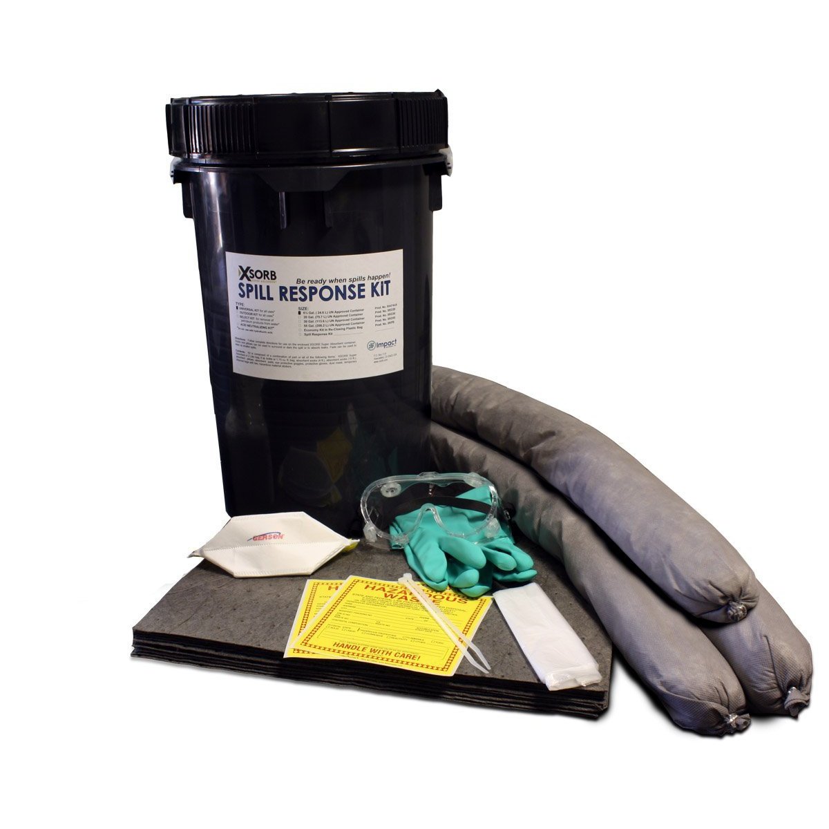 FiberLink Universal 6.5 gal Spill Kit - 1 PAIL-eSafety Supplies, Inc