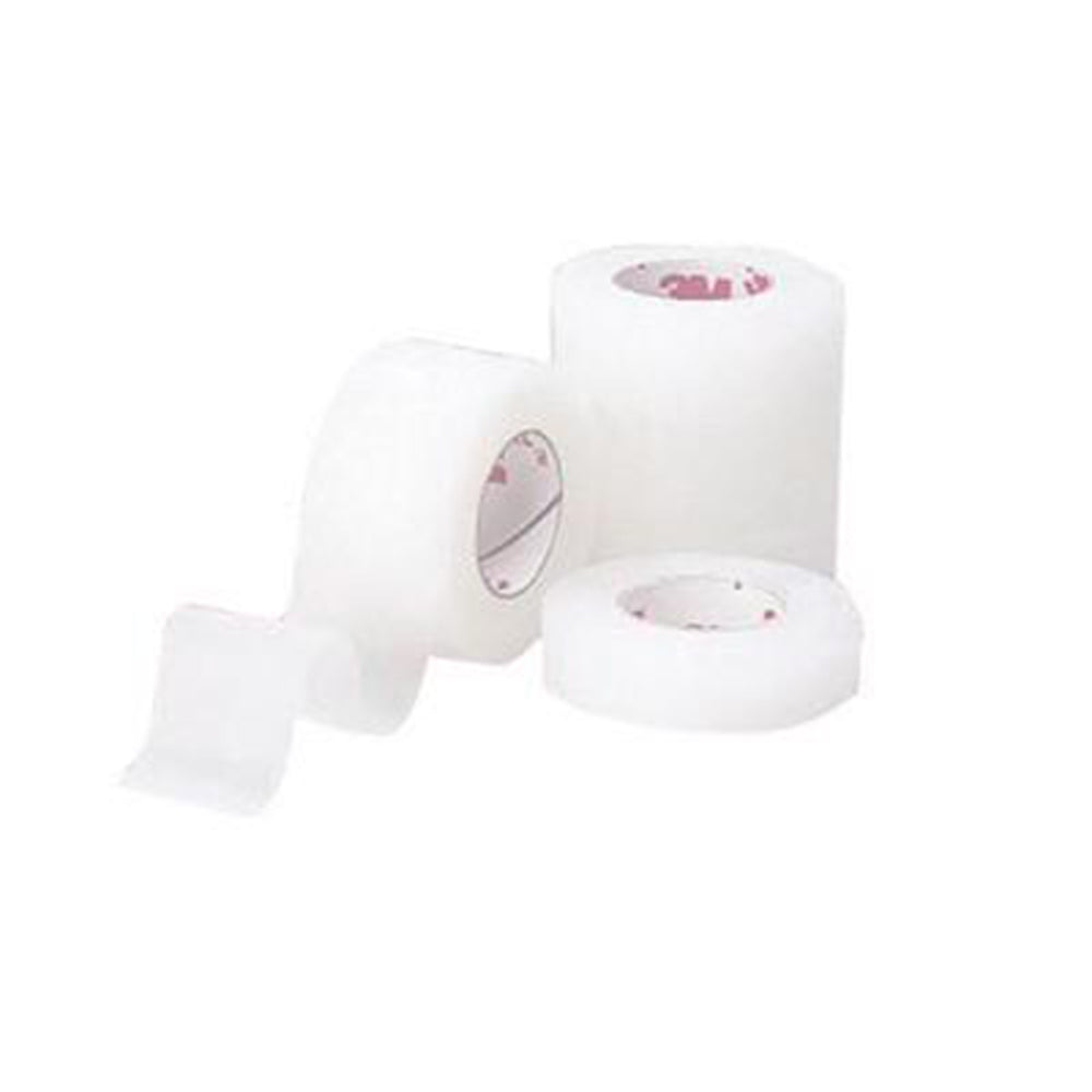 3M 1" X 10 Yard Roll Clear Transpore Latex-Free Porous Plastic Surgical Tape-eSafety Supplies, Inc