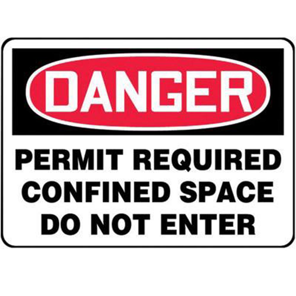 Accuform Signs 7" X 10" Black, Blue And White 0.055" Plastic Cylinder And Compressed Gas Sign "NOTICE KEEP ALL CYLINDERS CHAINED" With 3/16" Mounting Hole And Round Corner-eSafety Supplies, Inc