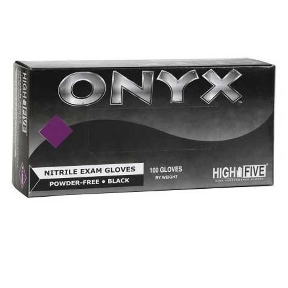 High Five Onyx Nitrile Exam Gloves Size X-large-eSafety Supplies, Inc
