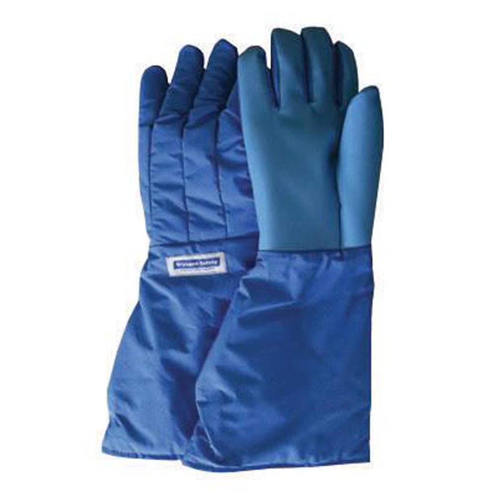 National Safety Apparel SaferGrip Size 10 Olefin And Polyester Lined Nylon Taslan And PTFE Mid-Arm Length Waterproof Cryogen Gloves With Straight Cuff-eSafety Supplies, Inc
