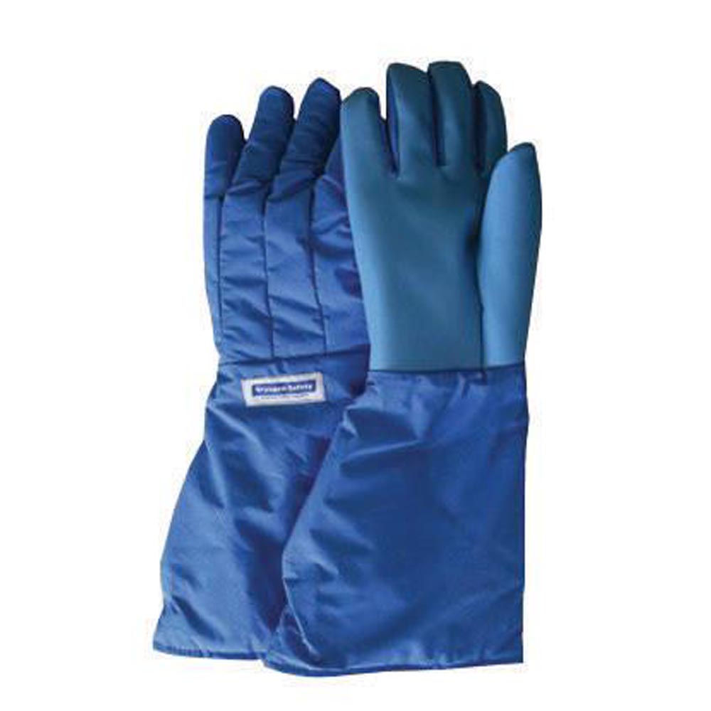 National Safety Apparel SaferGrip Size 11 Olefin And Polyester Lined Nylon Taslan And PTFE Mid-Arm Length Waterproof Cryogen Gloves With Straight Cuff-eSafety Supplies, Inc