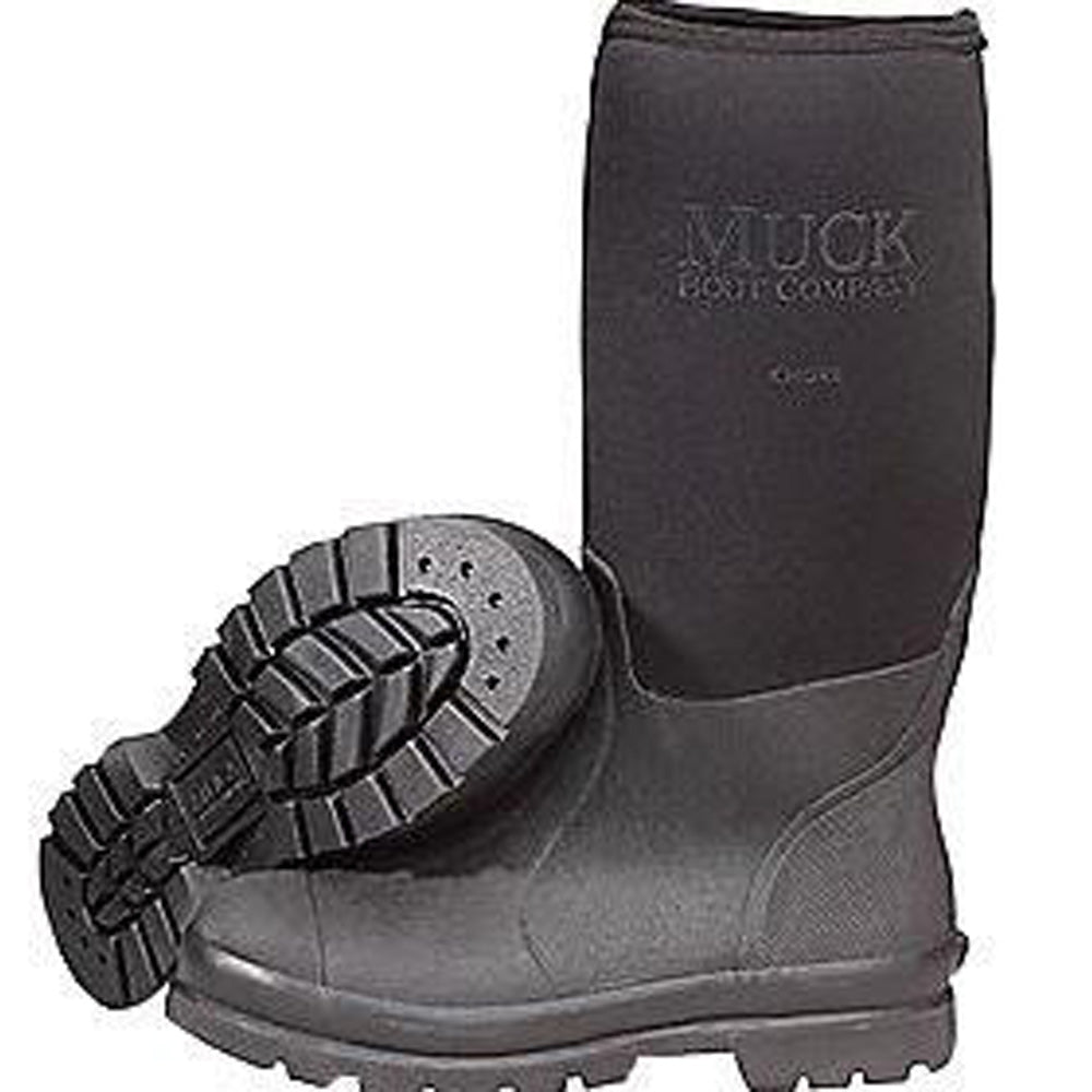 Servus By Honeywell Size 10 Muck Chore Black 16" Insulated Rubber Workboots With Steel Toe-eSafety Supplies, Inc