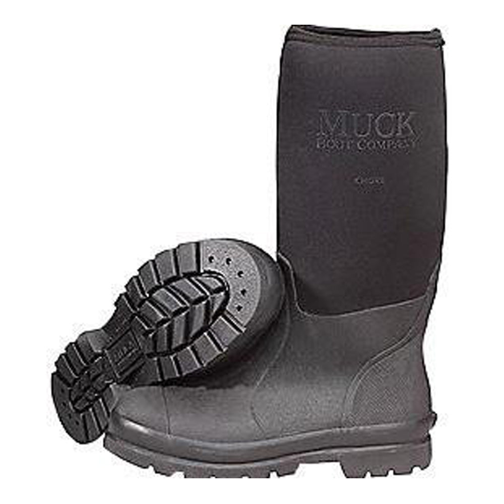 Servus By Honeywell Size 8 Muck Chore Black 16" Insulated Rubber Workboots With Steel Toe-eSafety Supplies, Inc