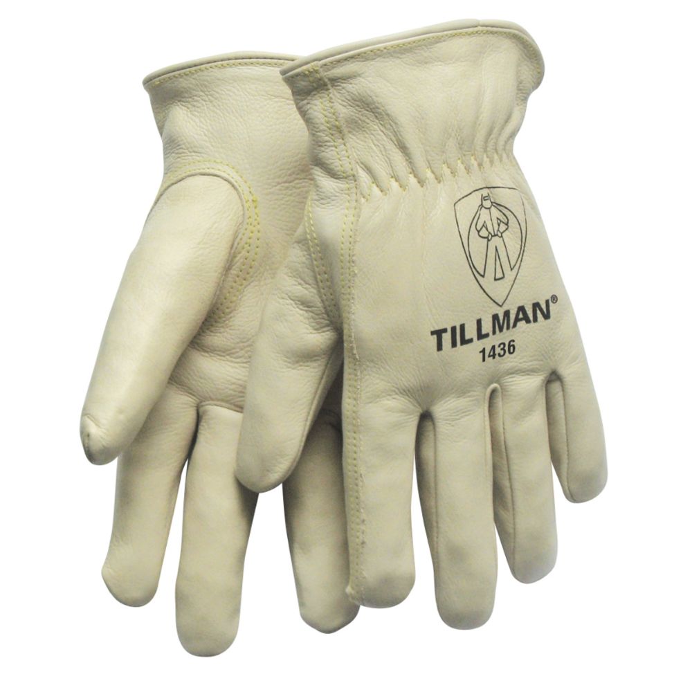 Tillman Pearl Economy Top Grain Cowhide Unlined Drivers Gloves