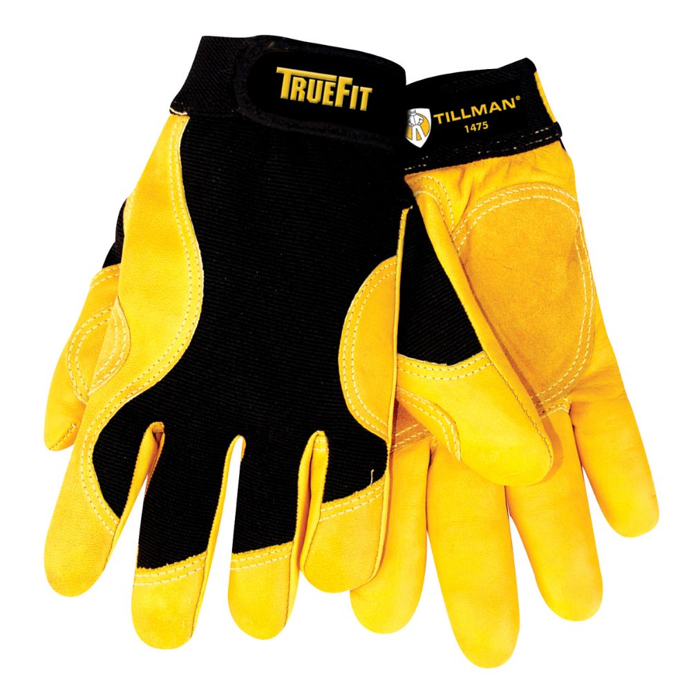 Tillman TrueFit Top Grain Cowhide Gloves with Smooth Surface Fingers-eSafety Supplies, Inc
