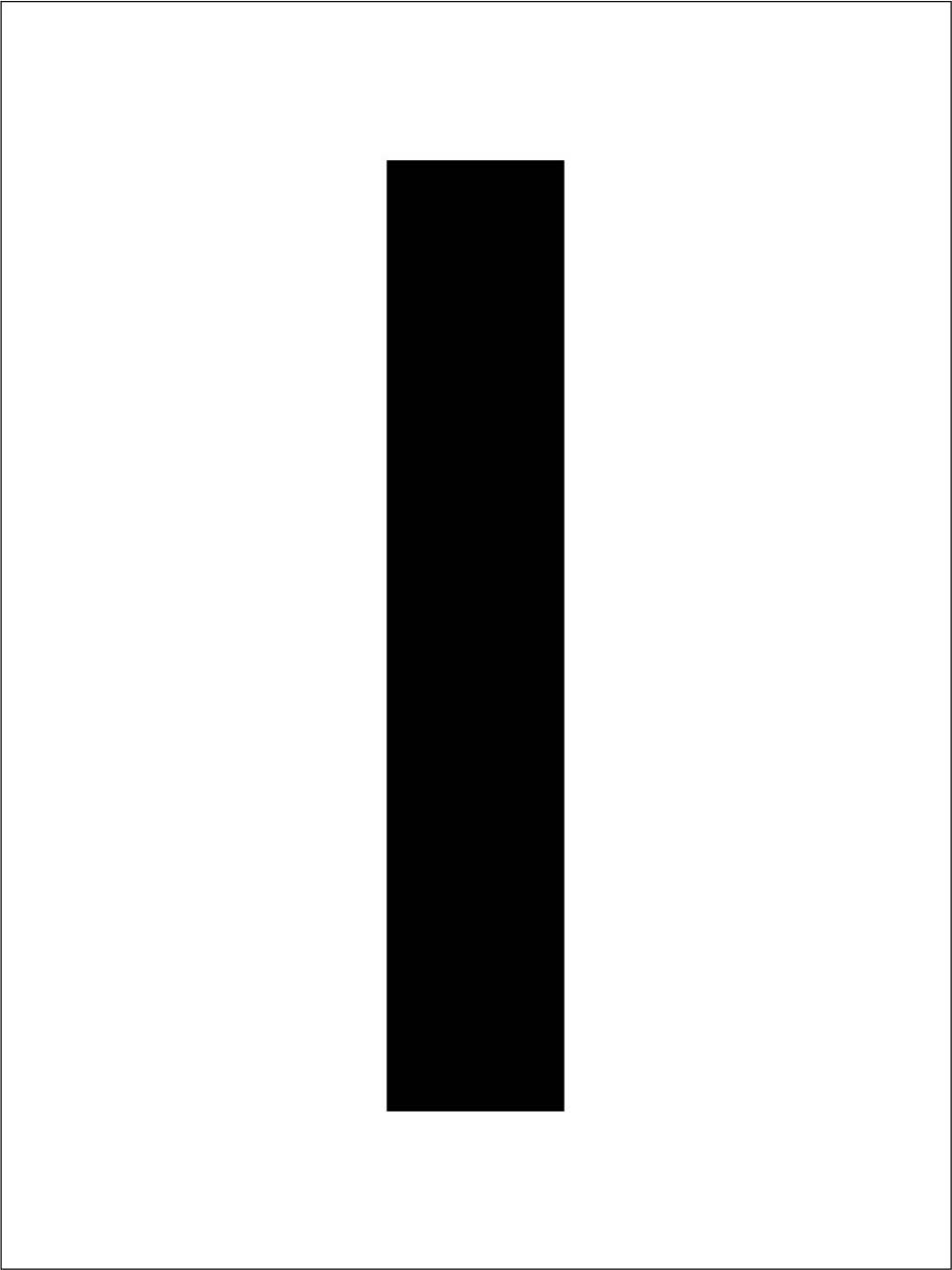 Individual Character Stencil 12" Number Set-eSafety Supplies, Inc