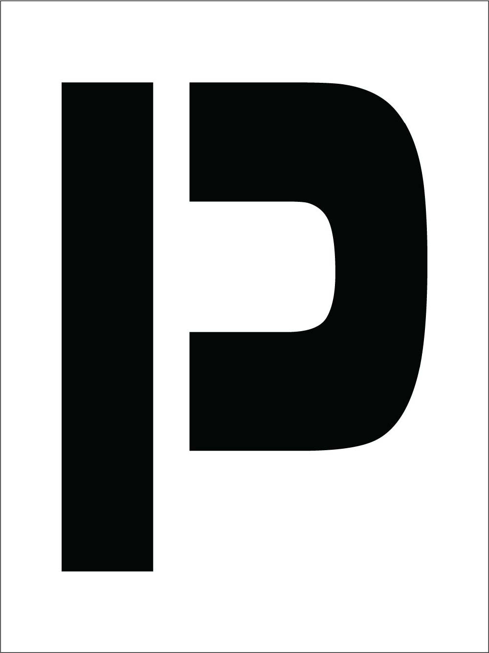 Individual Character Stencil 12" Number Set-eSafety Supplies, Inc