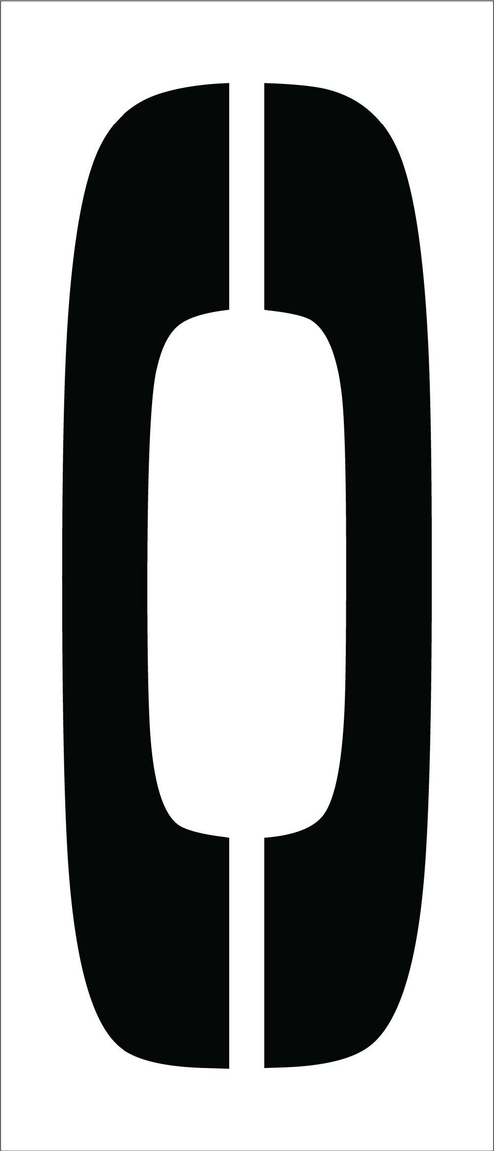 Individual Character Stencil 24" Number Set-eSafety Supplies, Inc