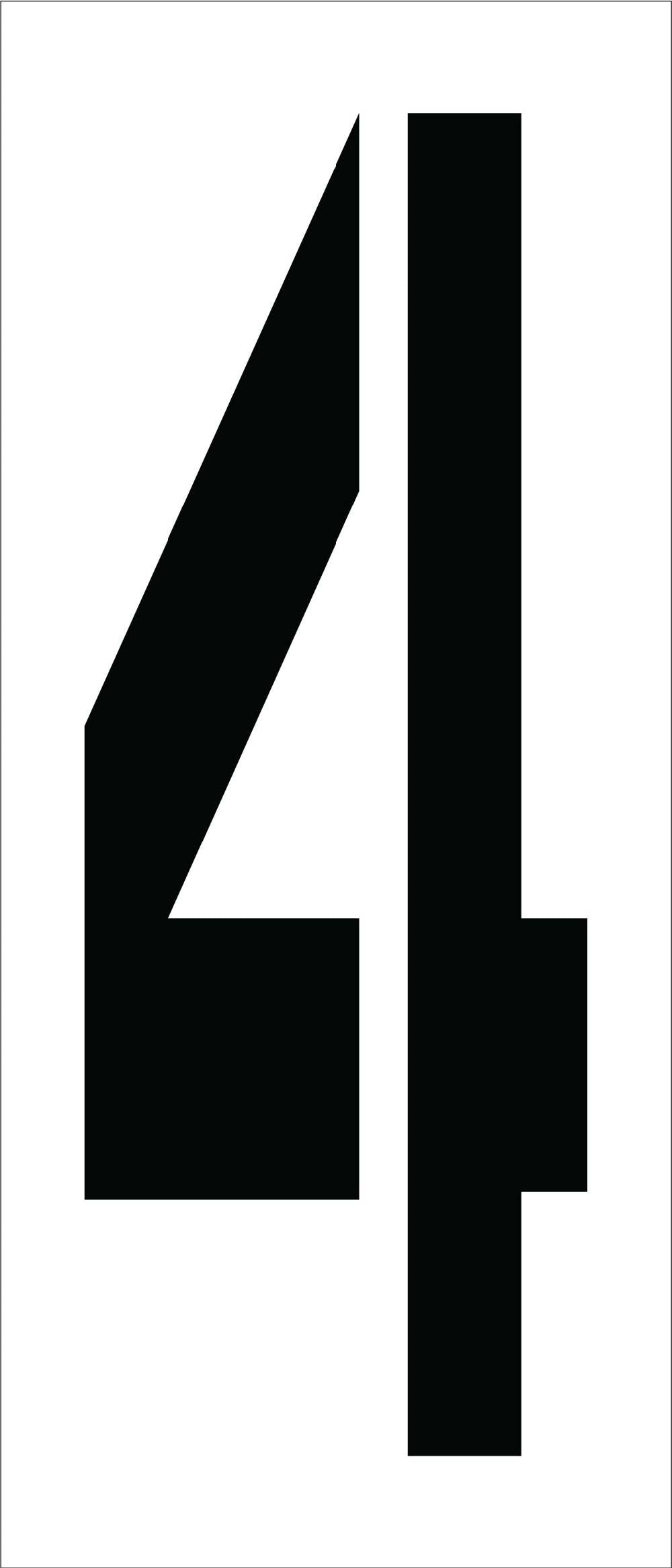 Individual Character Stencil 24" Number Set-eSafety Supplies, Inc
