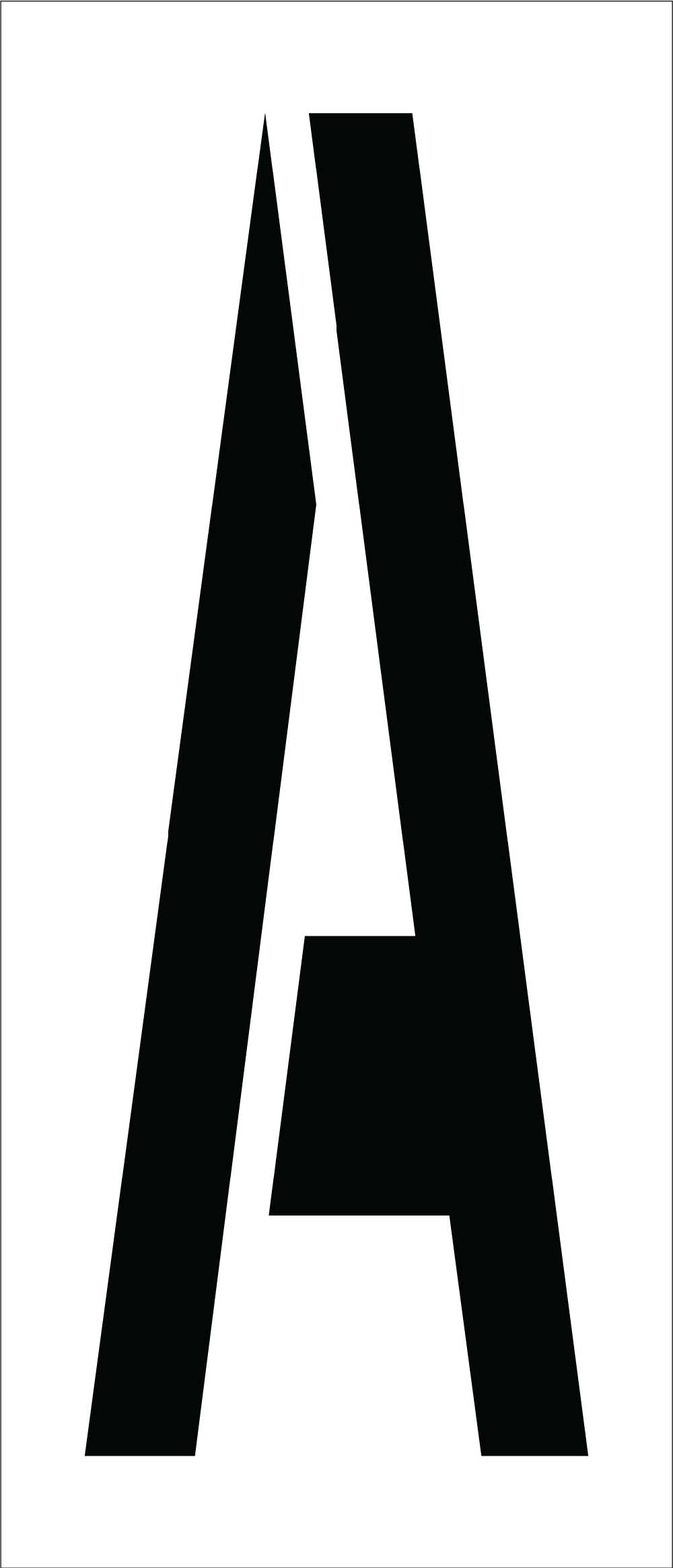Individual Character Stencil 24" Number Set-eSafety Supplies, Inc