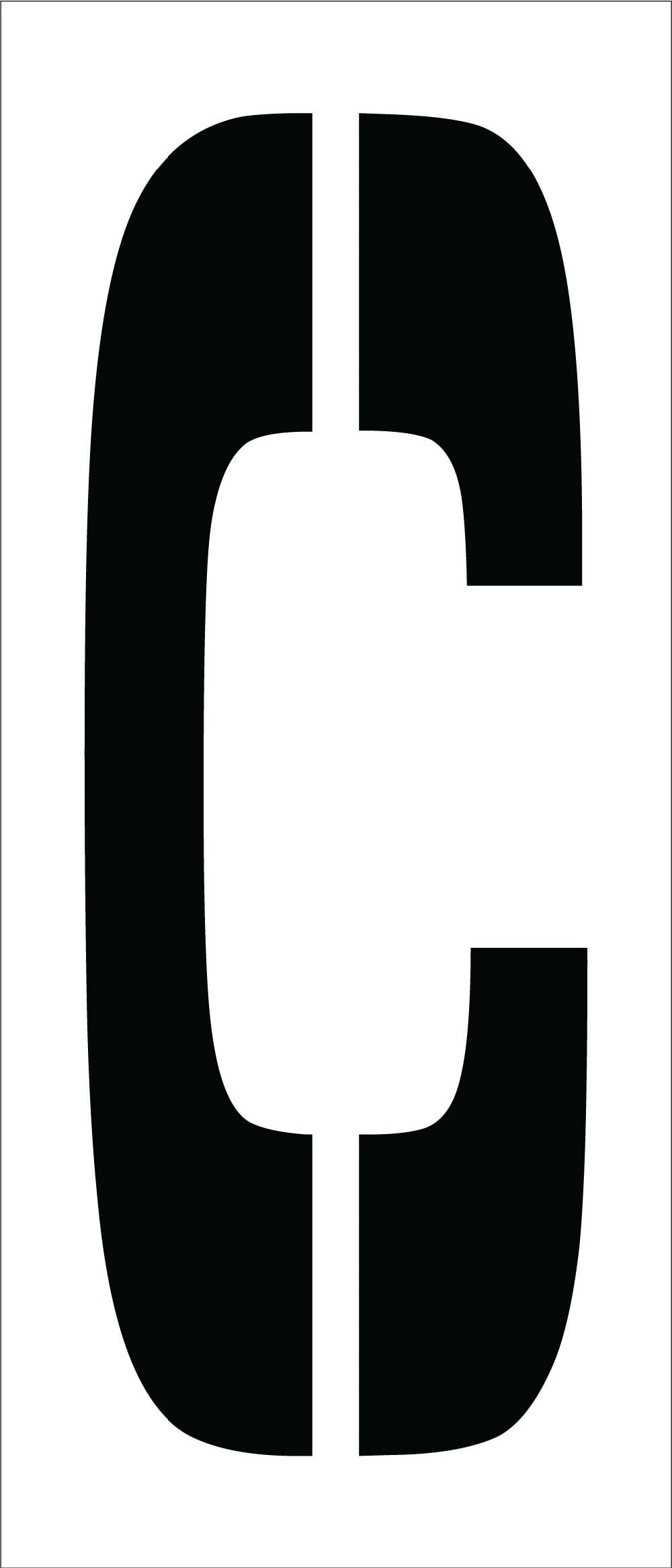 Individual Character Stencil 24" Number Set-eSafety Supplies, Inc