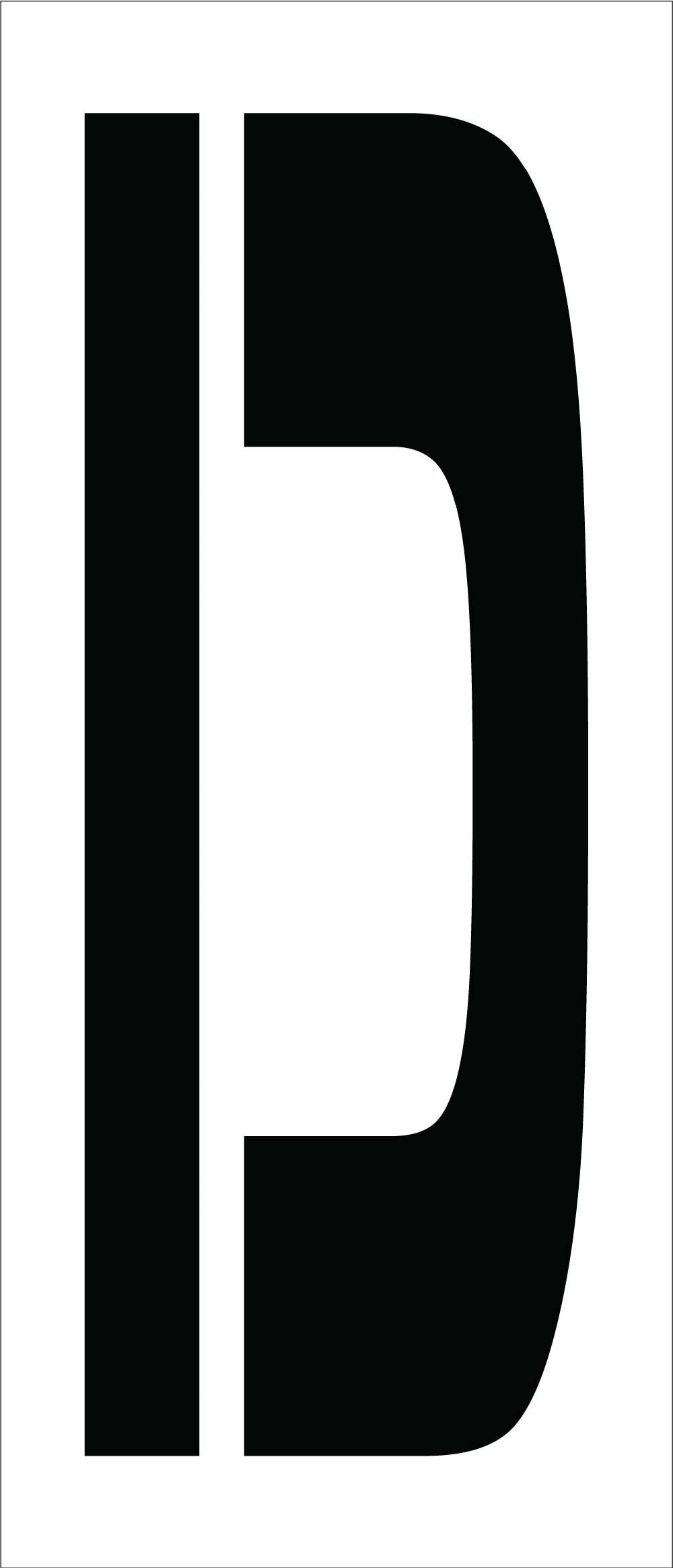 Individual Character Stencil 24" Number Set-eSafety Supplies, Inc