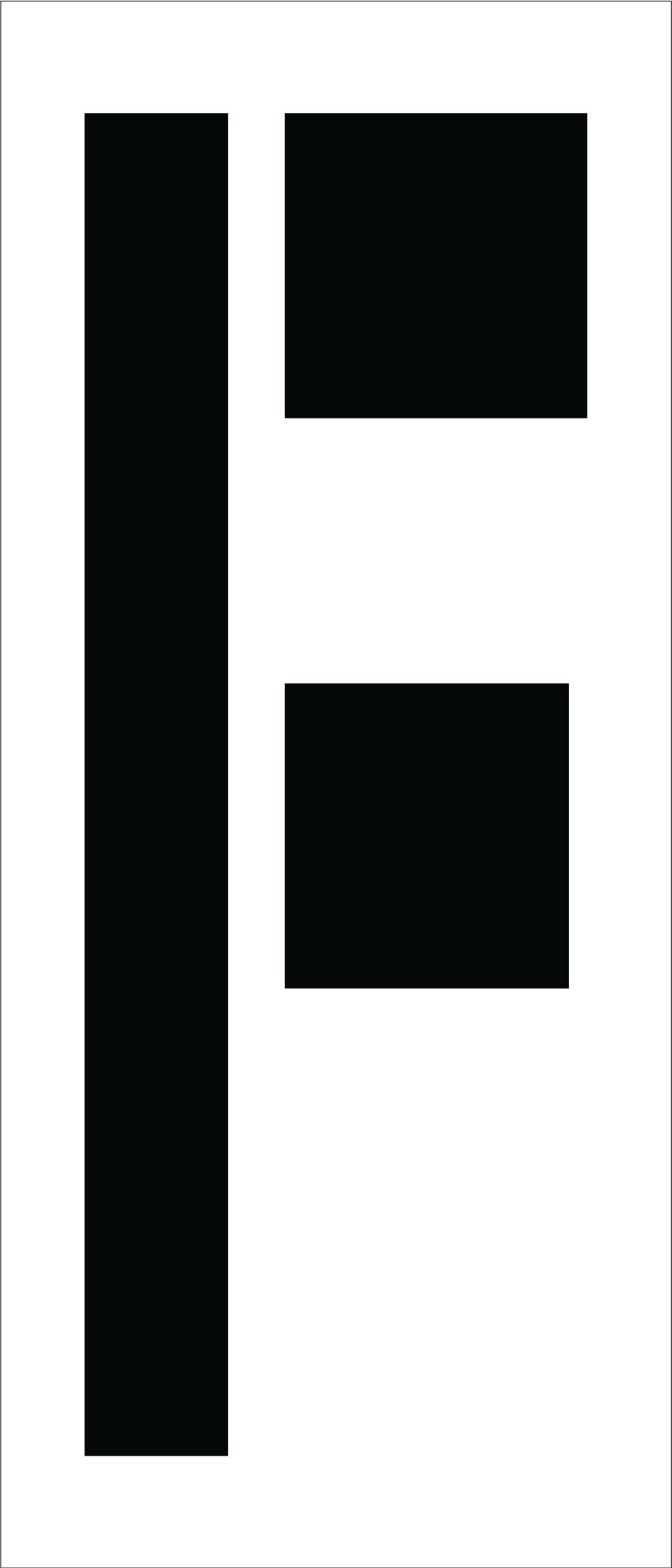 Individual Character Stencil 24" Number Set-eSafety Supplies, Inc