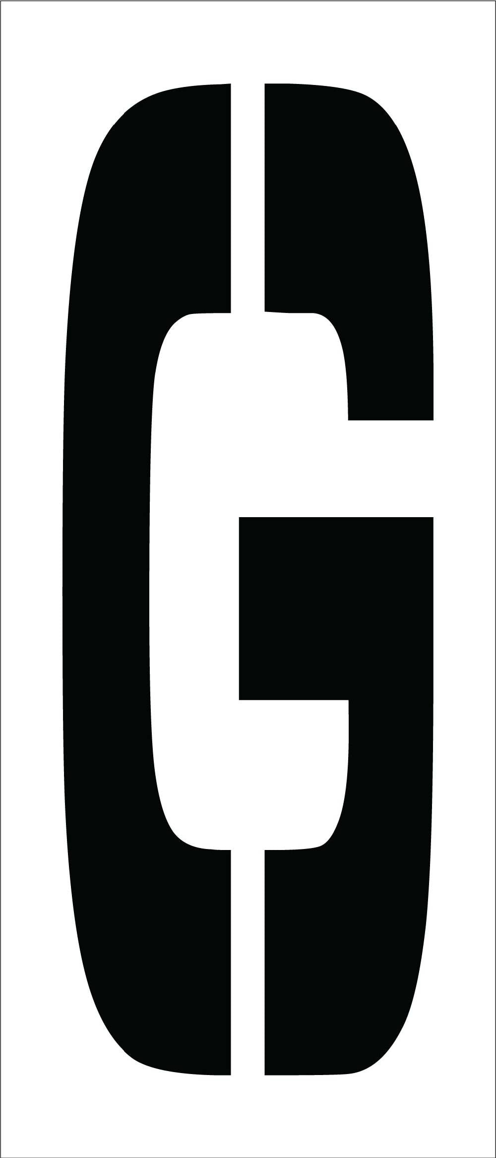 Individual Character Stencil 24" Number Set-eSafety Supplies, Inc