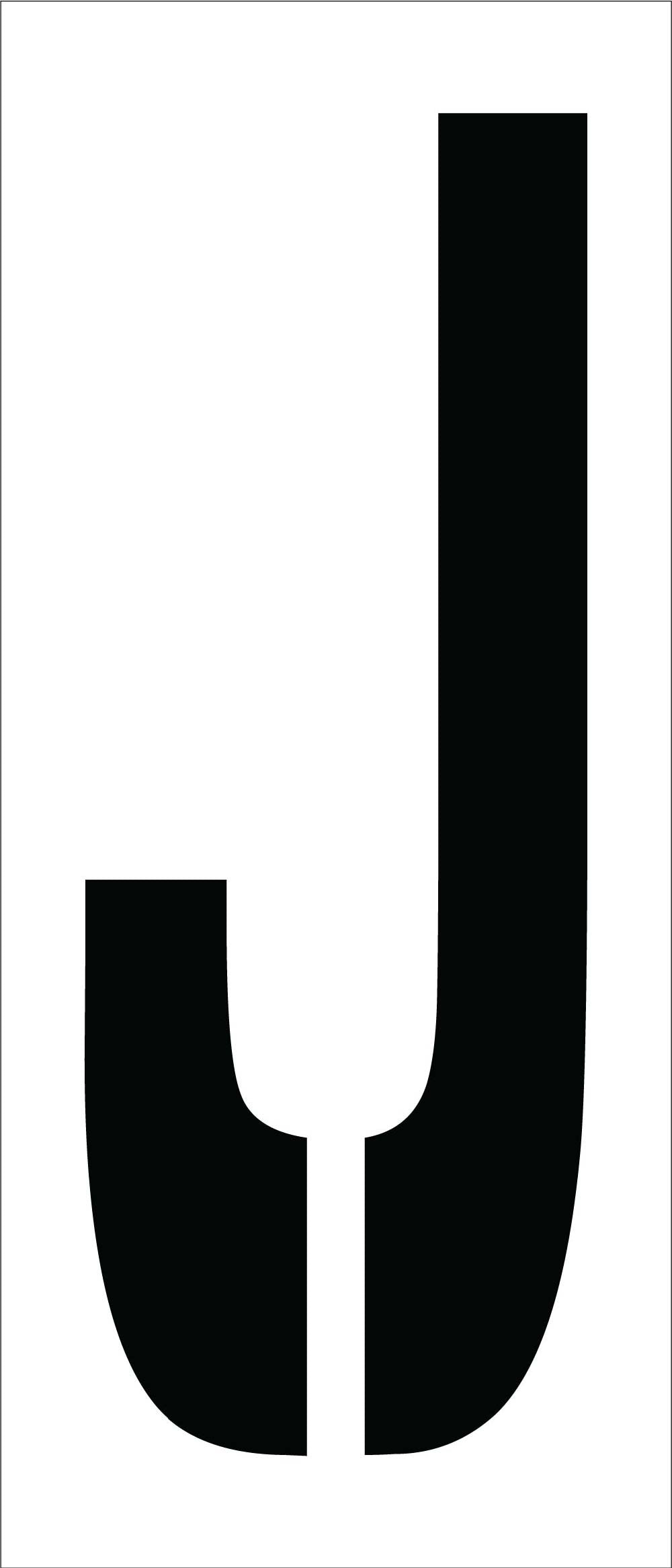 Individual Character Stencil 24" Number Set-eSafety Supplies, Inc