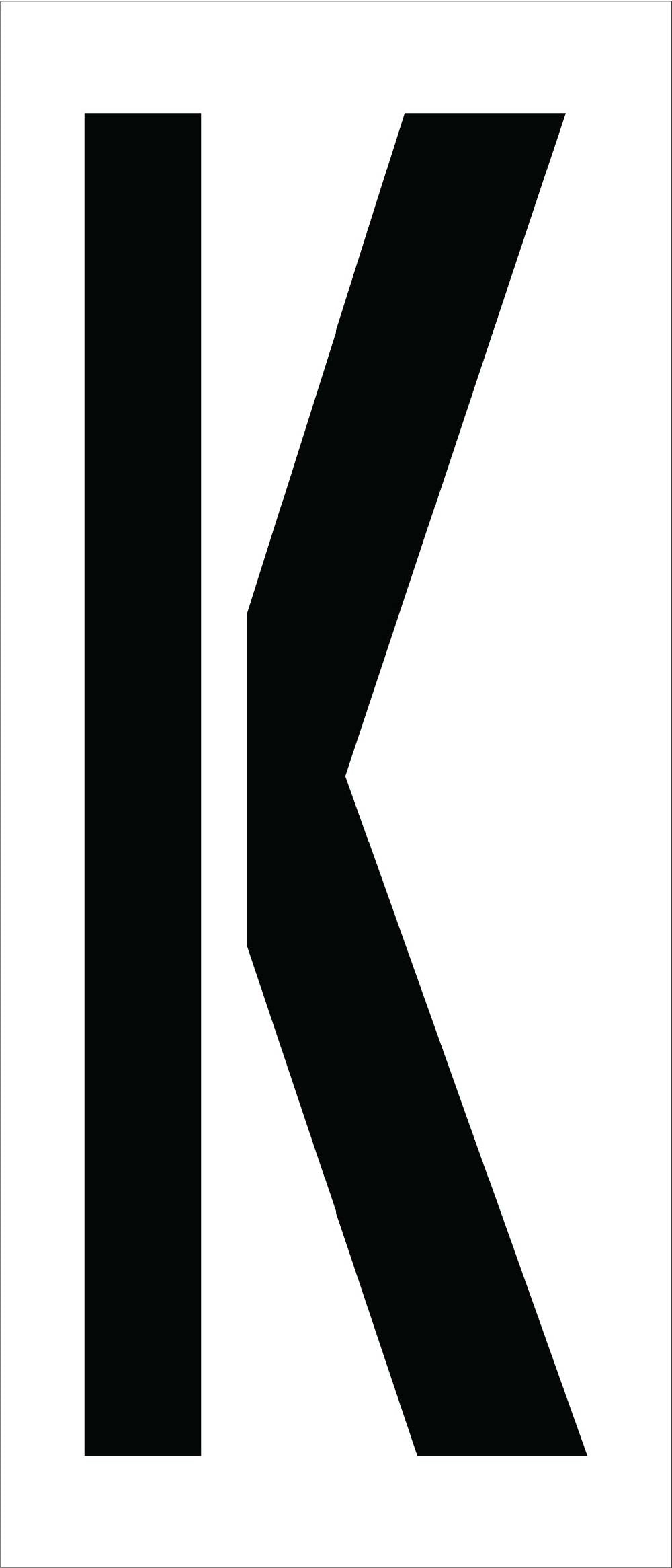 Individual Character Stencil 24" Number Set-eSafety Supplies, Inc