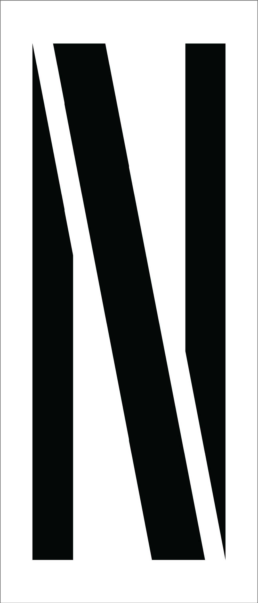 Individual Character Stencil 24" Number Set-eSafety Supplies, Inc