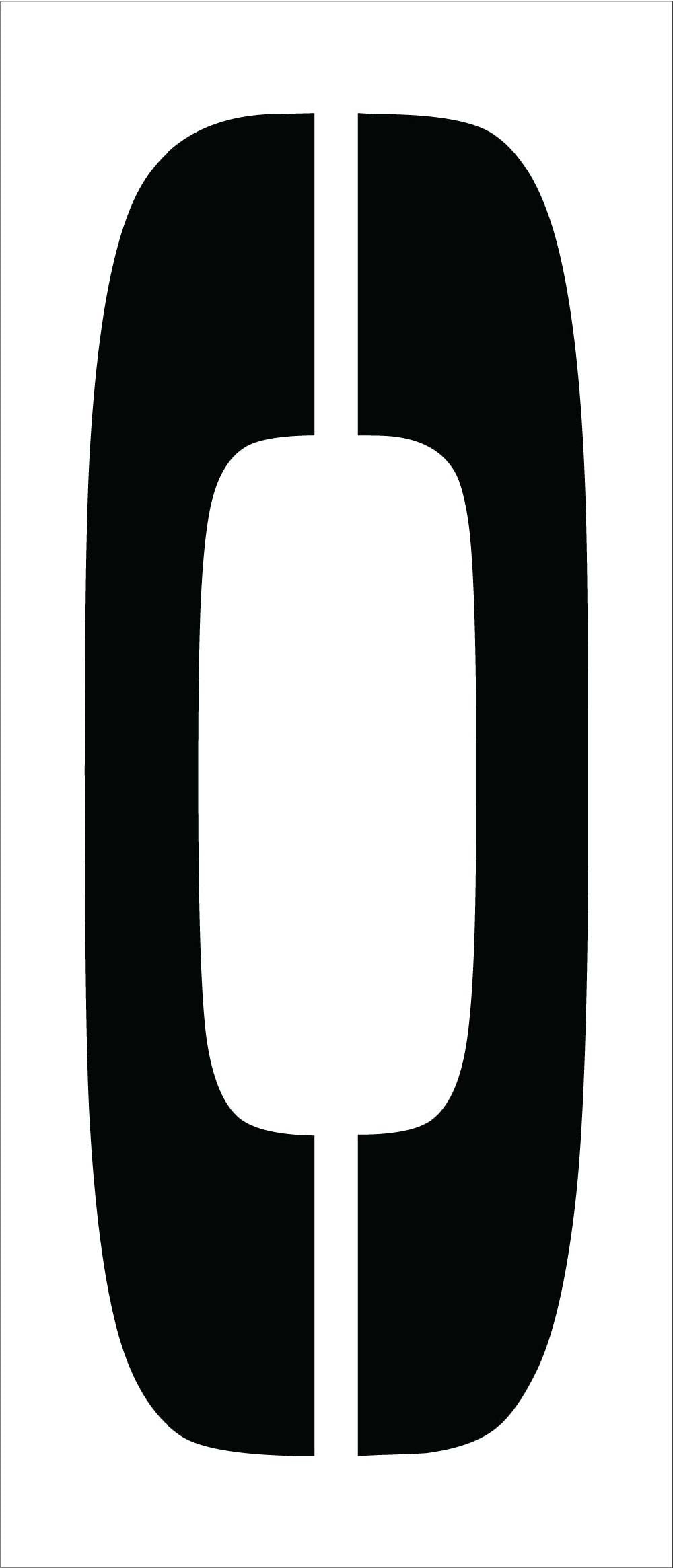 Individual Character Stencil 24" Number Set-eSafety Supplies, Inc