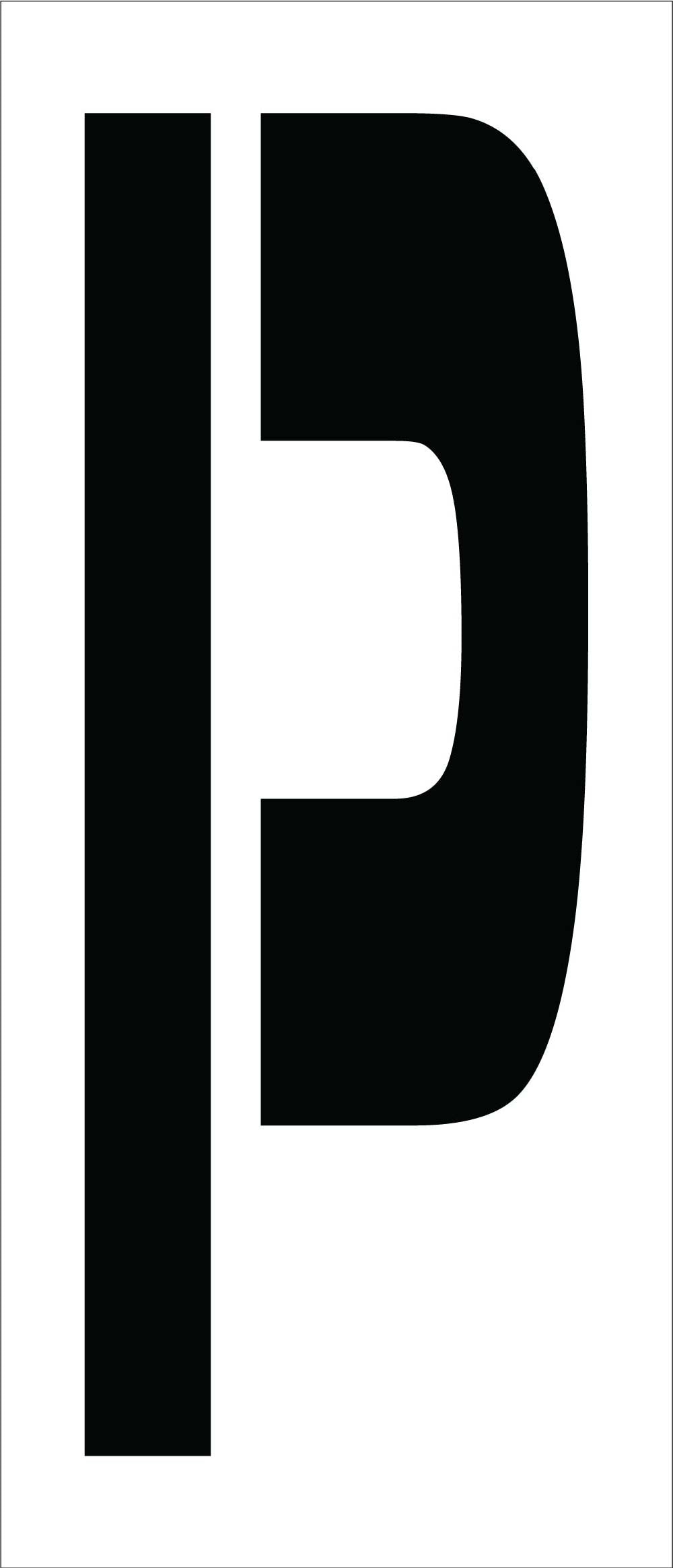 Individual Character Stencil 24" Number Set-eSafety Supplies, Inc