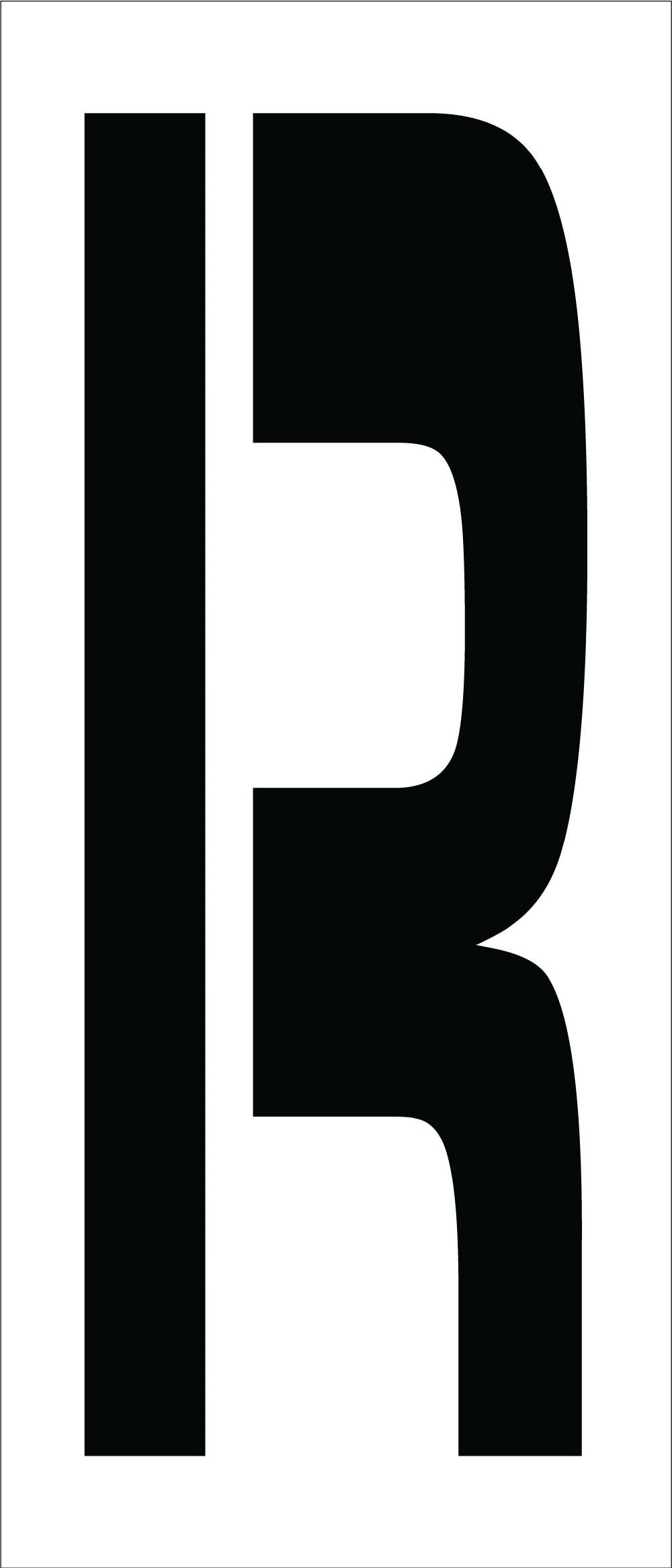 Individual Character Stencil 24" Number Set-eSafety Supplies, Inc