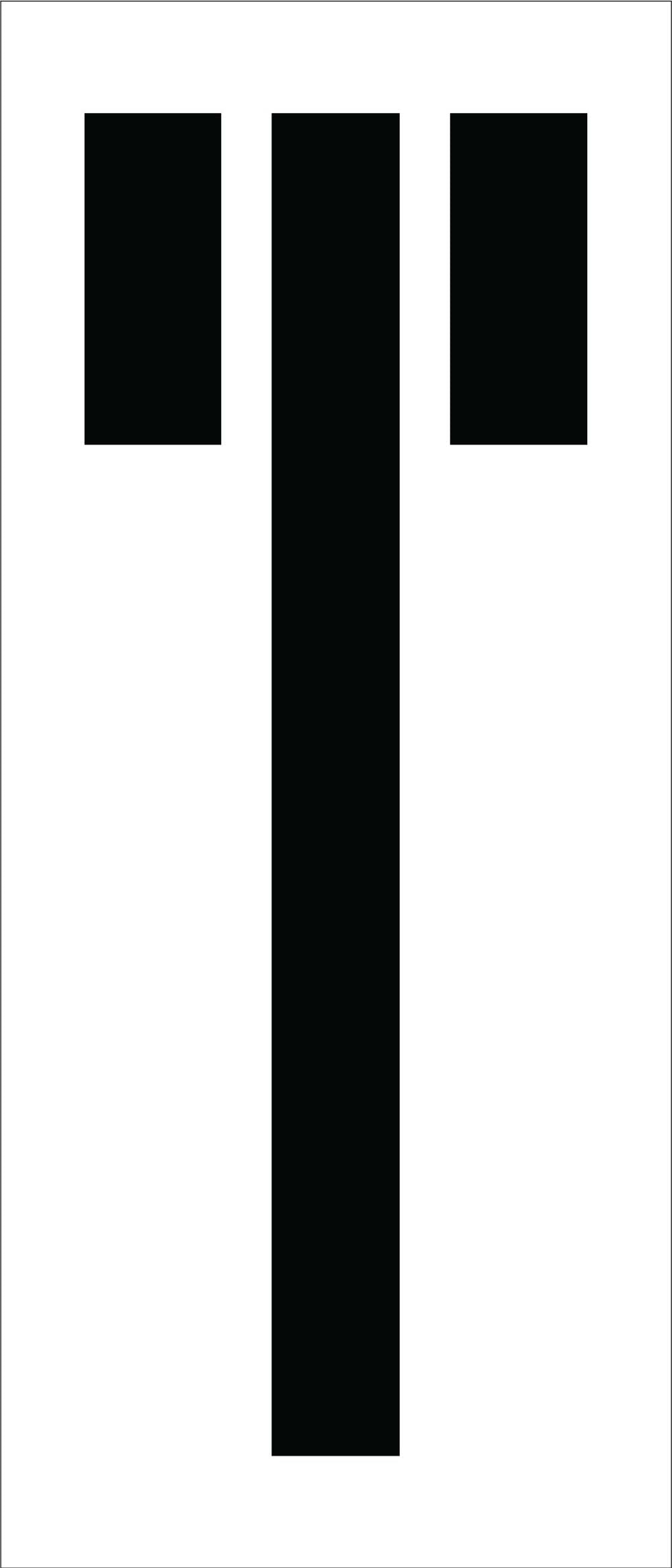 Individual Character Stencil 24" Number Set-eSafety Supplies, Inc