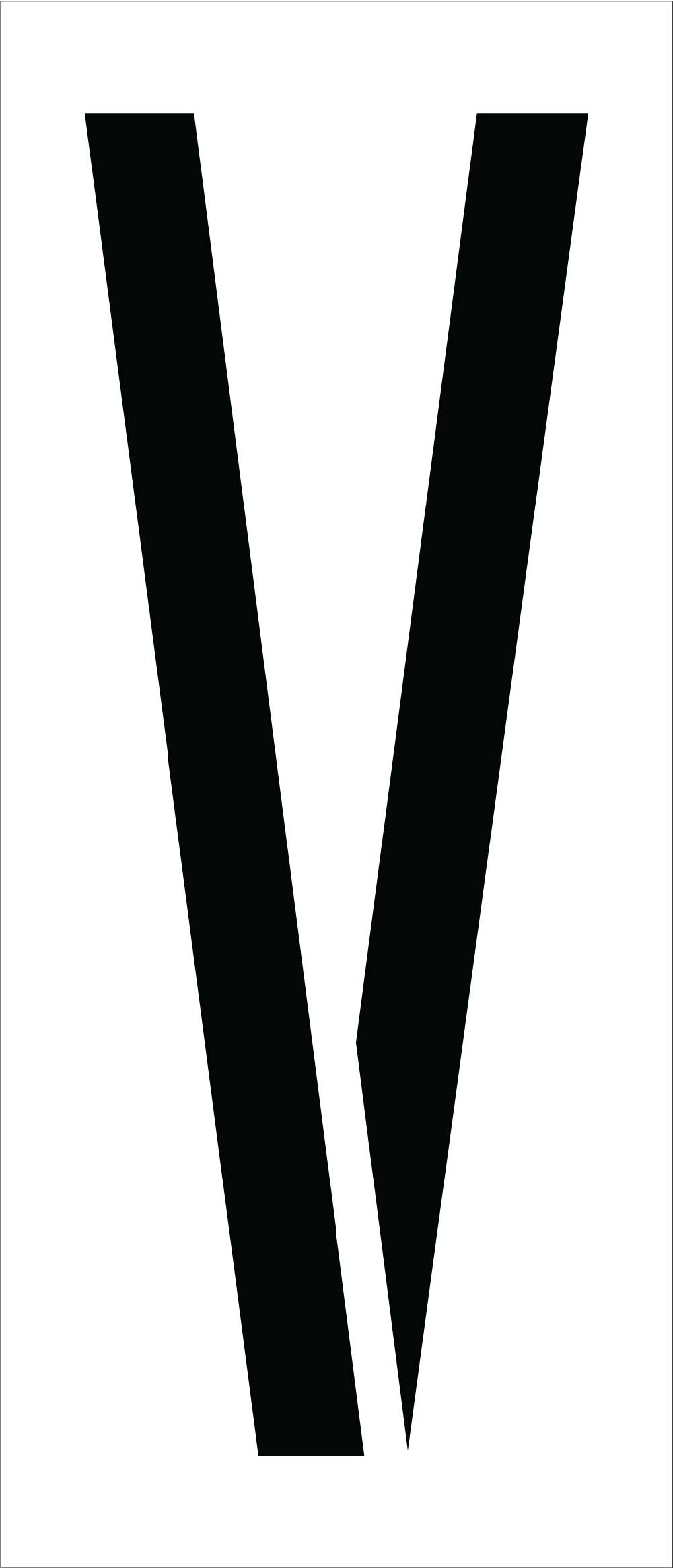 Individual Character Stencil 24" Number Set-eSafety Supplies, Inc