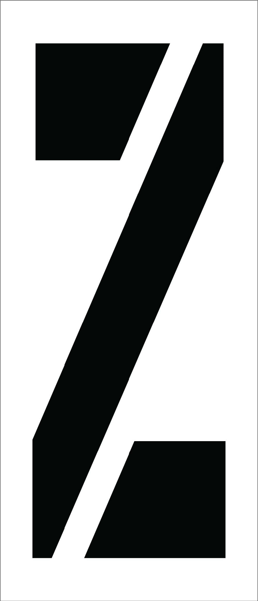 Individual Character Stencil 24" Number Set-eSafety Supplies, Inc