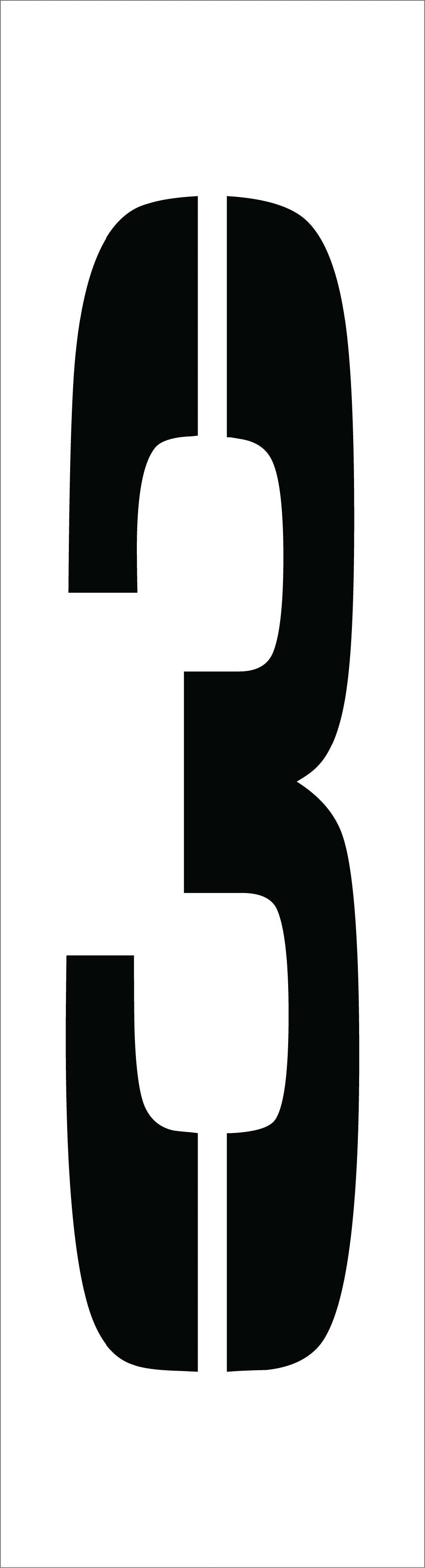 Individual Character Stencil 36" Number Set-eSafety Supplies, Inc