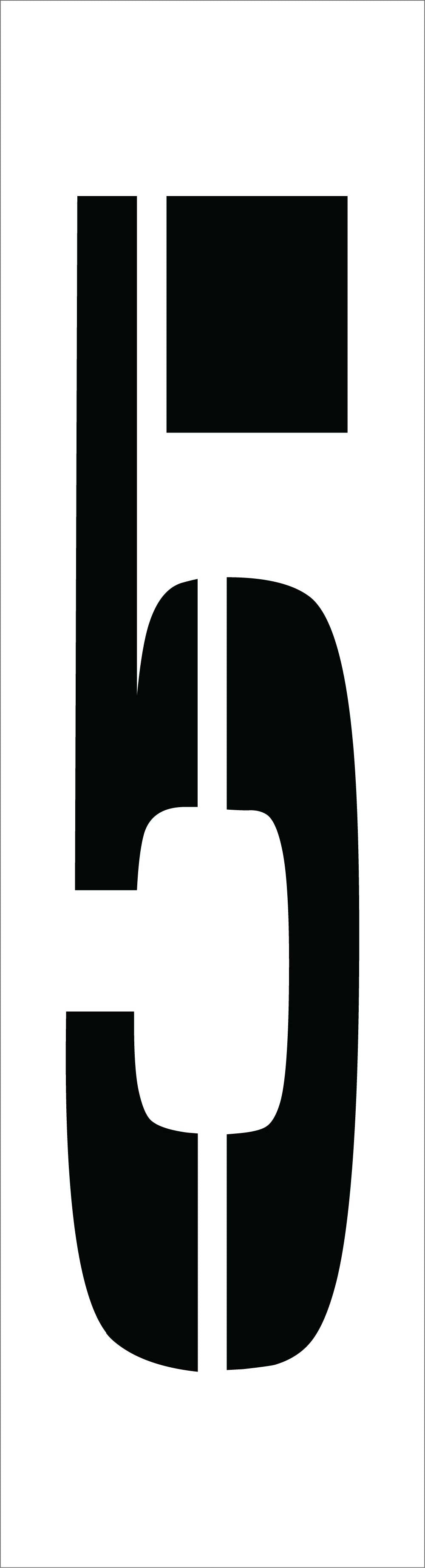 Individual Character Stencil 36" Number Set-eSafety Supplies, Inc