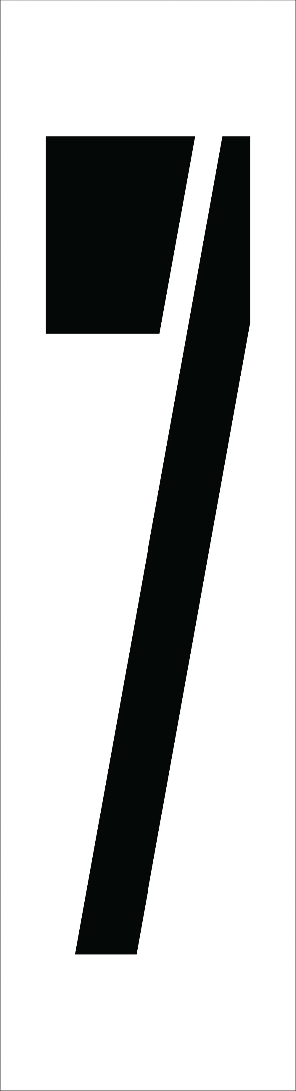 Individual Character Stencil 36" Number Set-eSafety Supplies, Inc