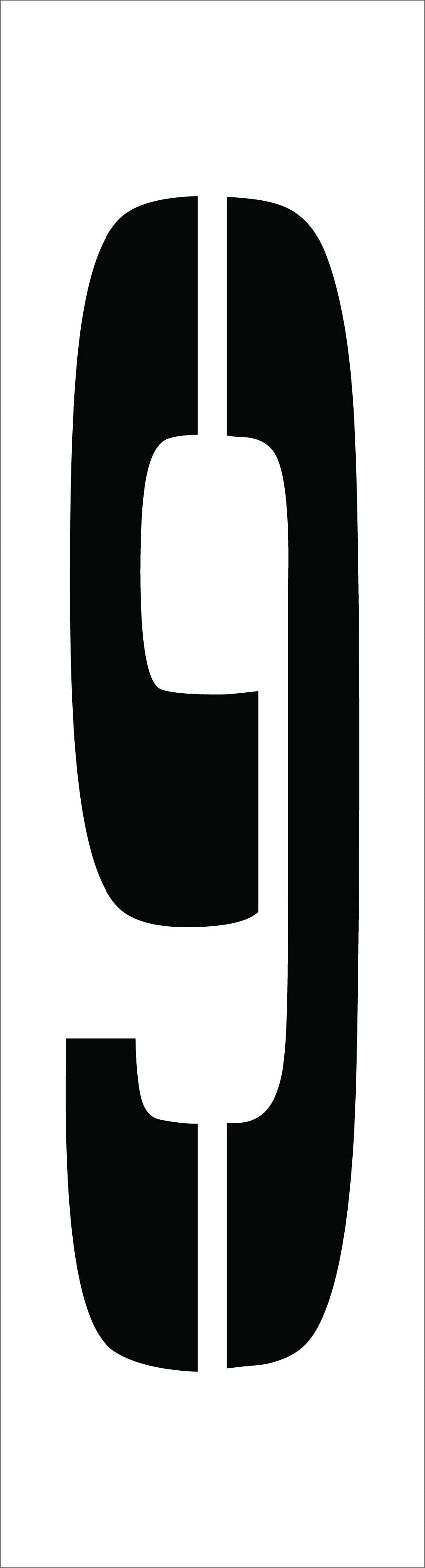 Individual Character Stencil 36" Number Set-eSafety Supplies, Inc