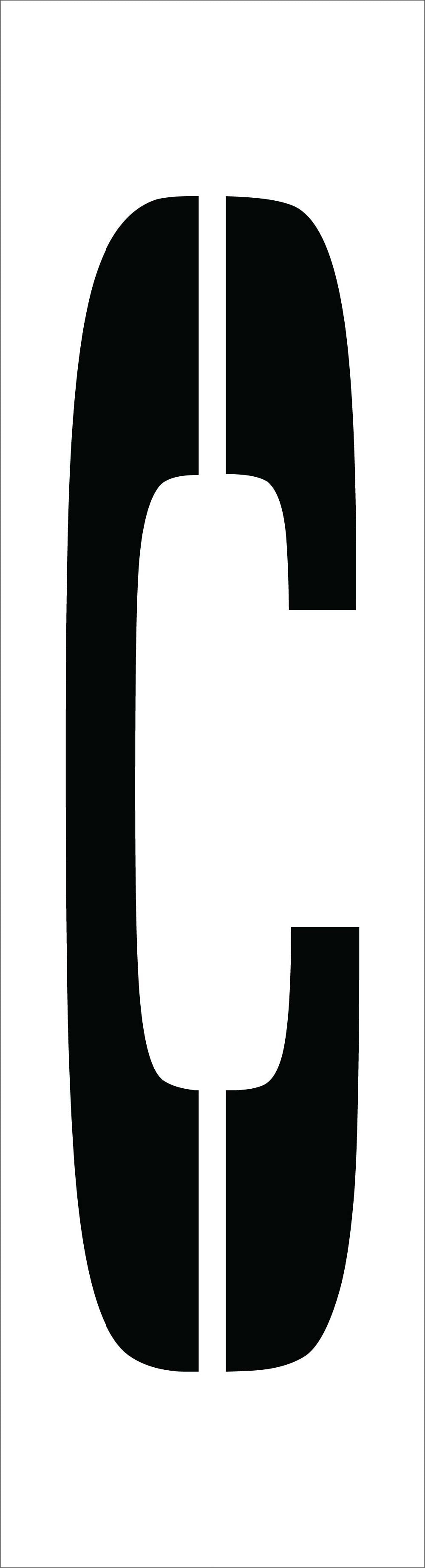 Individual Character Stencil 36" Number Set-eSafety Supplies, Inc