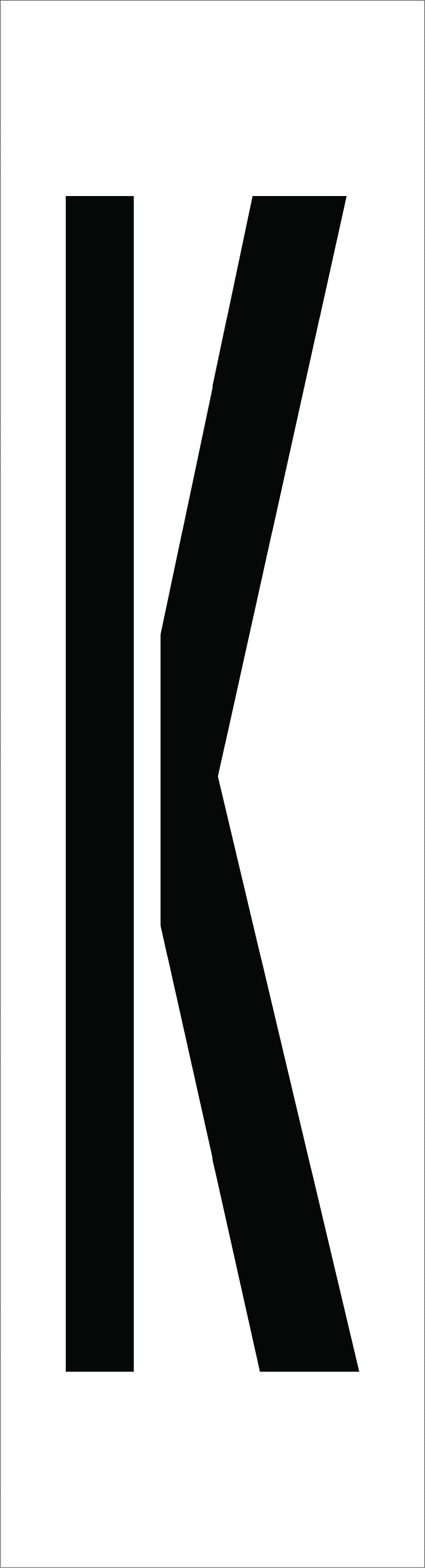 Individual Character Stencil 36" Number Set-eSafety Supplies, Inc