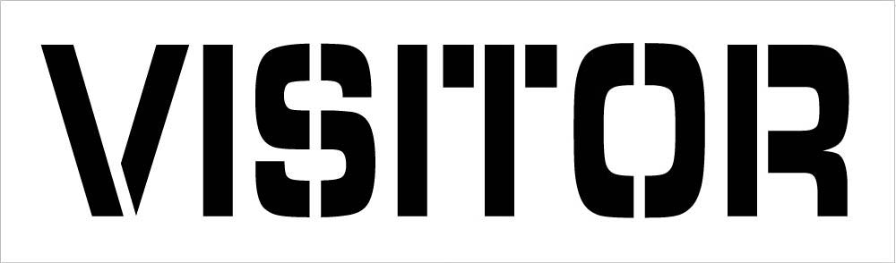 Visitor Parking Lot Stencil-eSafety Supplies, Inc
