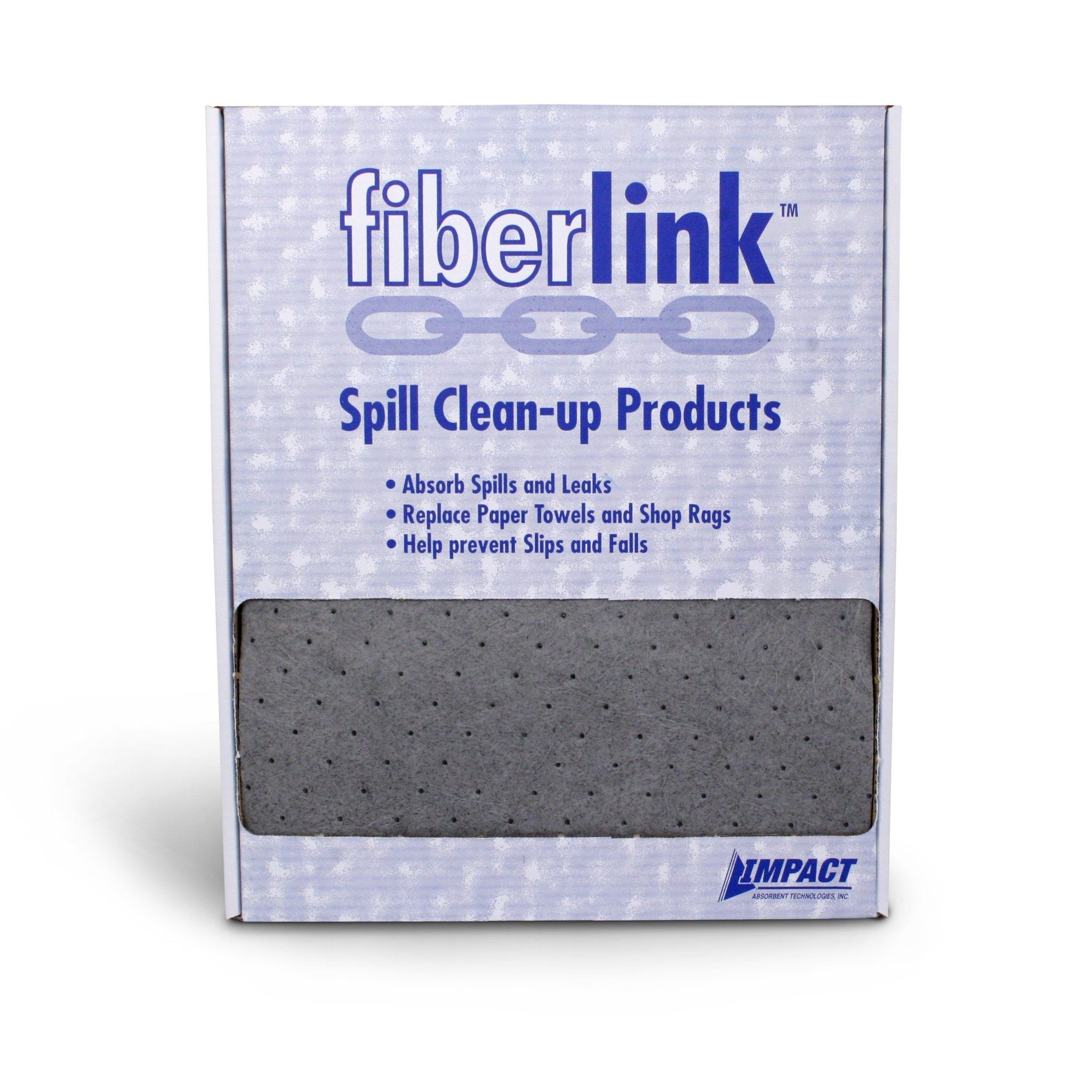 FiberLink Universal Absorbent Gray Pads - 20/BOX-eSafety Supplies, Inc