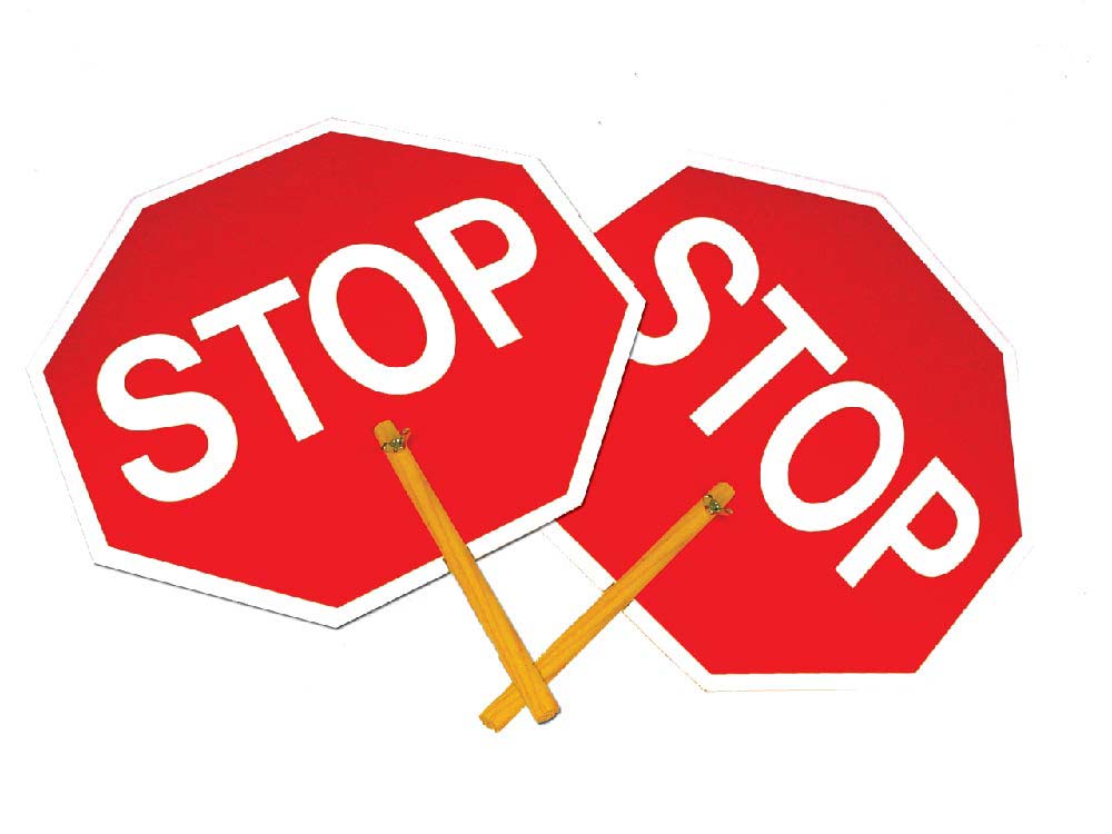 Safe-T-Paddle Stop/Stop Sign-eSafety Supplies, Inc