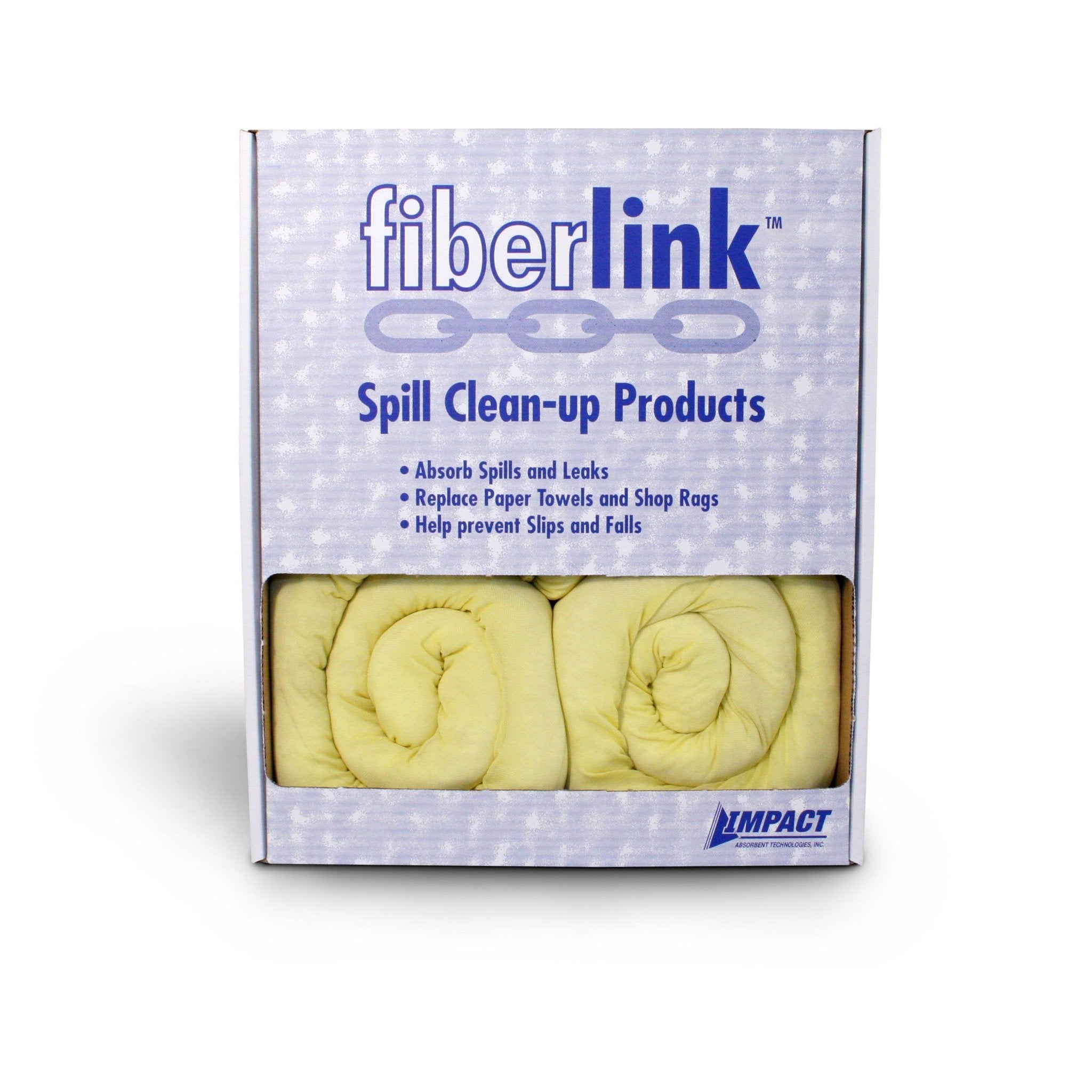FiberLink Yellow Universal Absorbent Handy Socks - 4/BOX-eSafety Supplies, Inc