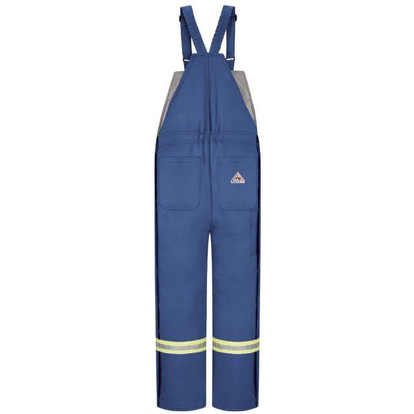Bulwark Deluxe Insulated Bib Long Overall With Reflective Trim - Excel Fr Comfortouch-eSafety Supplies, Inc