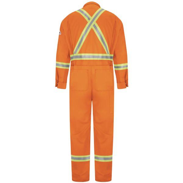 Bulwark Men's Premium Regular Coverall With Csa Compliant Reflective Trim - Excel Fr Comfortouch-eSafety Supplies, Inc