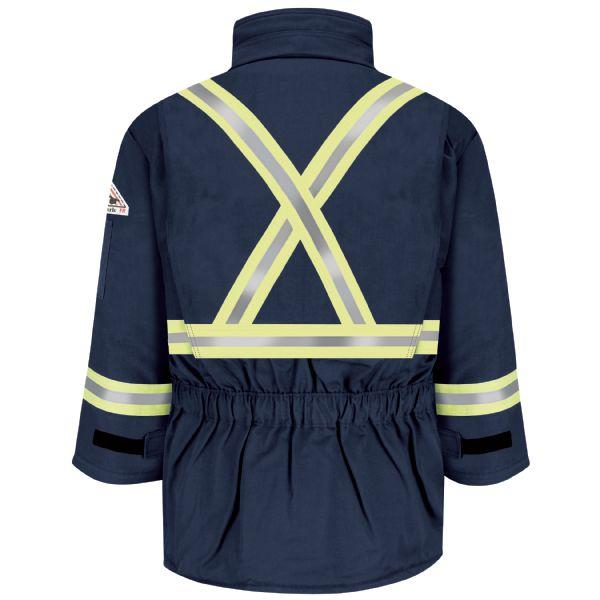 Bulwark Deluxe Parka With Csa Compliant Reflective Trim - Excel Fr Long Comfortouch-eSafety Supplies, Inc