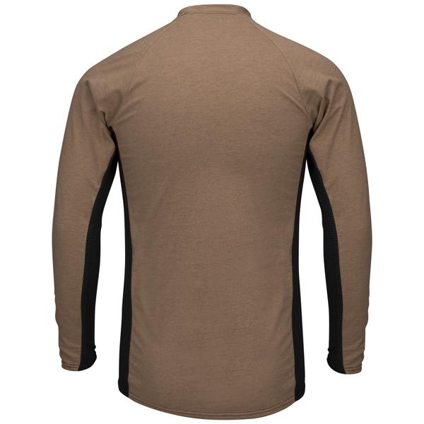 Bulwark Long Sleeve Fr Two-Tone Base Layer With Concealed Chest Pocket Men's Long - Excel Fr-eSafety Supplies, Inc
