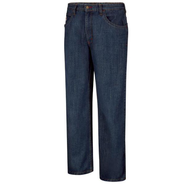Bulwark Men's Lightweight Relaxed Straight Fit Denim Jean - 11.75 Oz. Denim Blend-eSafety Supplies, Inc